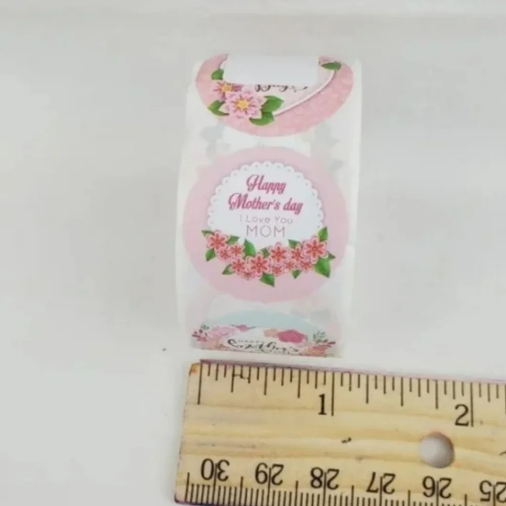 500 Pieces Roll Mothers Day Sealing Sticker